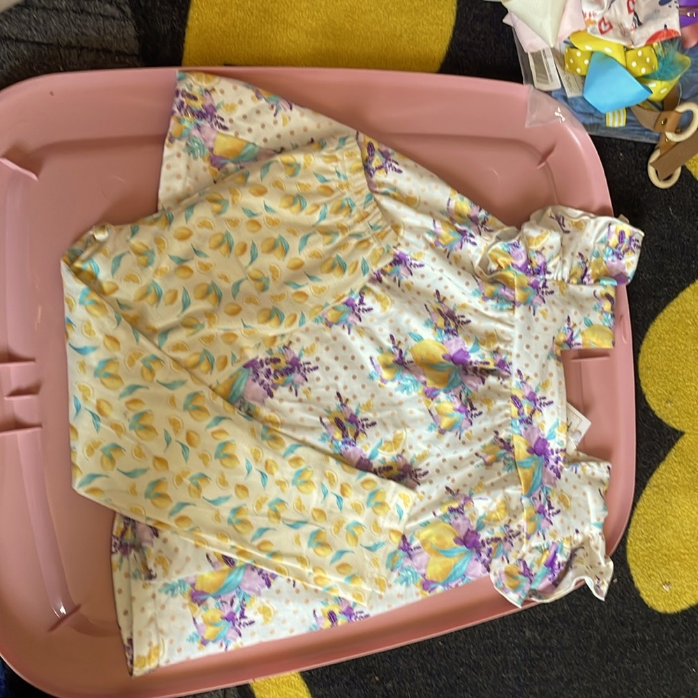 Easy peasy Lemon Girls pant set